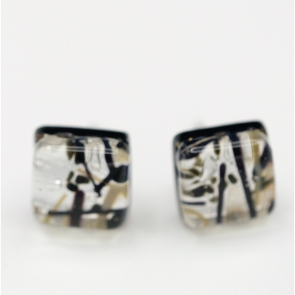 Glass of Venice Murano glass post earrings - Picture 4 of 6